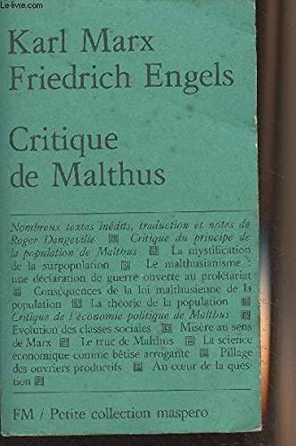 Critique de Malthus