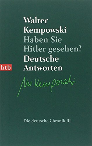 Cover of Haben Sie Hitler gesehen? Deutsche Antworten