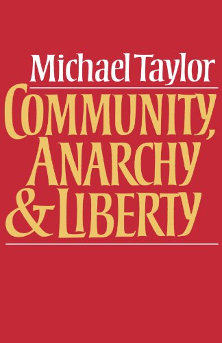 Cover of Community, Anarchy and Liberty