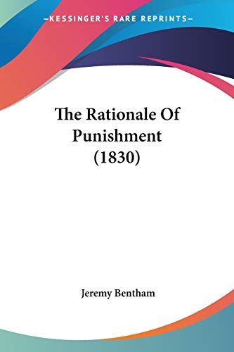 Cover of The Rationale Of Punishment