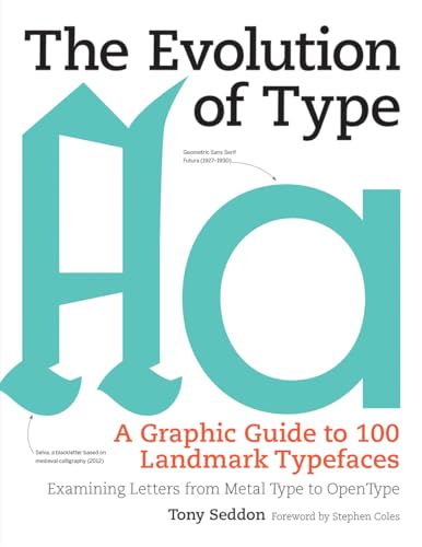 Cover of The Evolution of Type: A Graphic Guide to 100 Landmark Typefaces