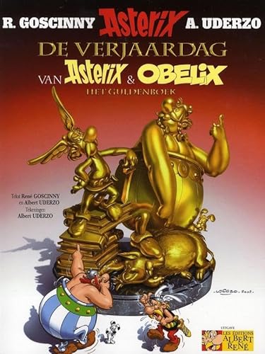 Cover of De verjaardag van Asterix en Obelix: het gulden boek