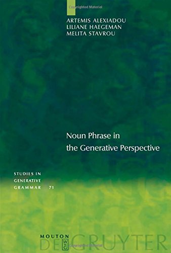 Cover of Noun Phrase in the Generative Perspective