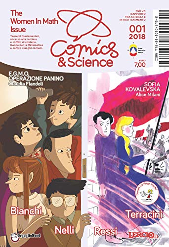 Cover of Comics & Science n. 01/2018: The Women In Math Issue