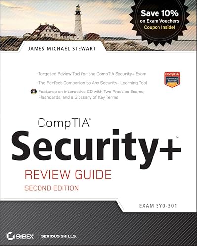 Cover of CompTIA Security+ Review Guide, Includes CD: Exam SY0-301