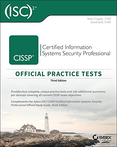 Cover of (ISC)2 CISSP Certified Information Systems Security Professional Official Practice Tests