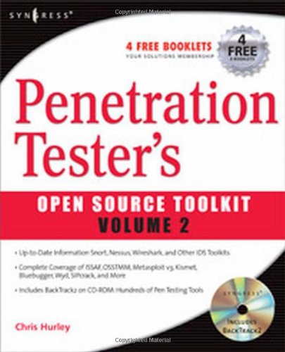 Cover of Penetration Tester's Open Source Toolkit, Volume 2