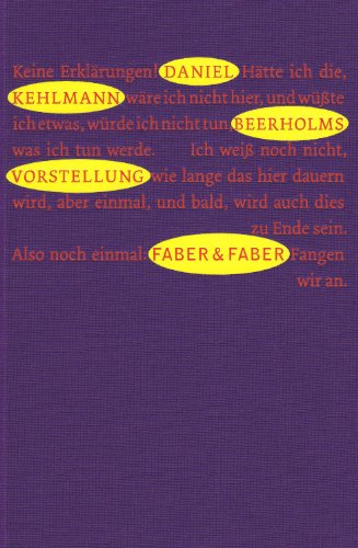 Cover of Beerholms Vorstellung