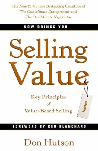 Cover of Selling Value: Key Principles of Value-based Selling