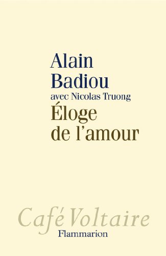 Cover of Eloge de l'amour