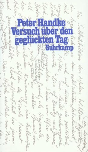 Cover of Versuch uber den gegluckten Tag: ein Wintertagtraum