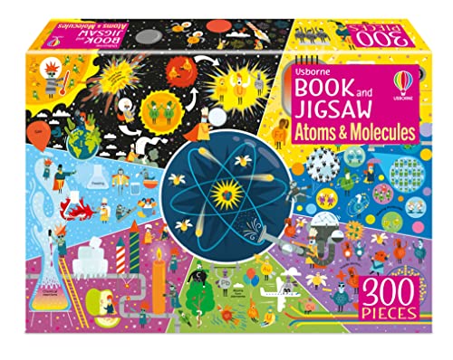 Cover of Book and Jigsaw: Atoms & Molecules