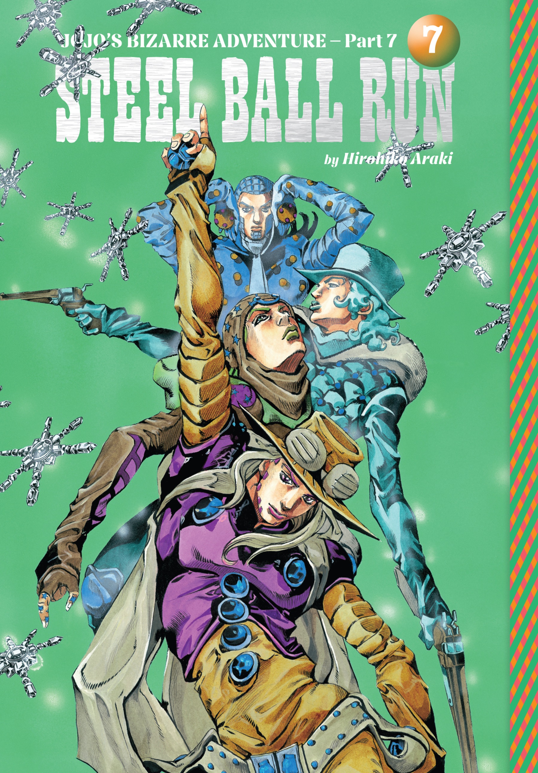 Cover of JoJo's Bizarre Adventure: Part 7--Steel Ball Run (Deluxe Edition), Vol. 7