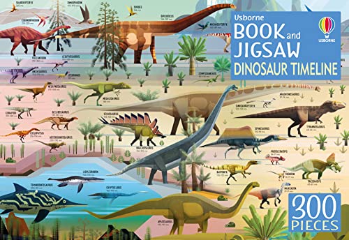 Book and Jigsaw: Dinosaur Timeline
