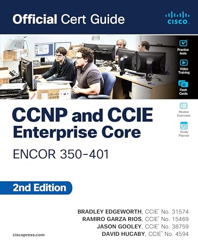 Cover of CCNP and CCIE Enterprise Core ENCOR 350-401 Official Cert Guide