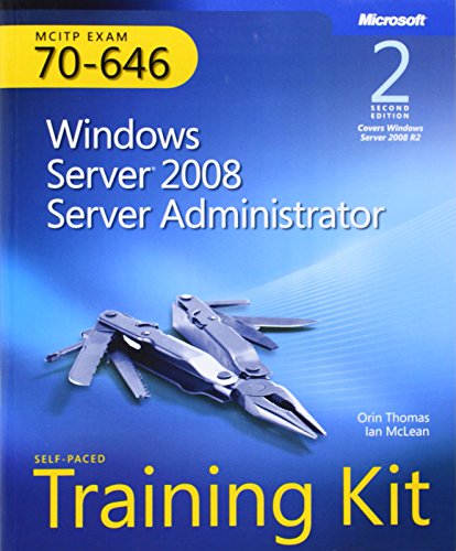 Cover of Windows Server 2008 Server Administrator: Self-Paced Training Kit