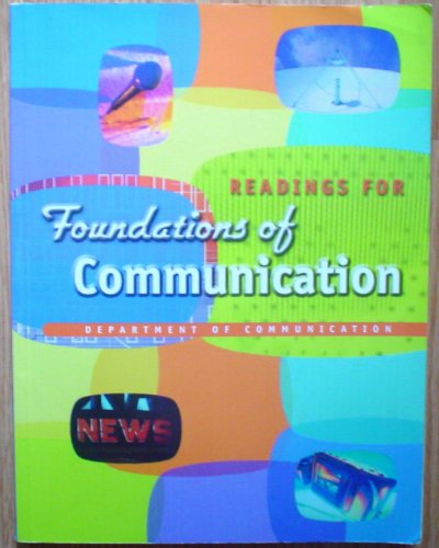 Readings for Foundations of Communication