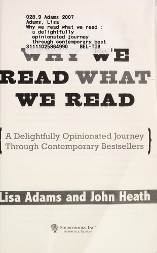 Cover of Why We Read What We Read