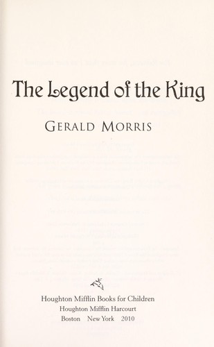 Cover of The Legend of the King