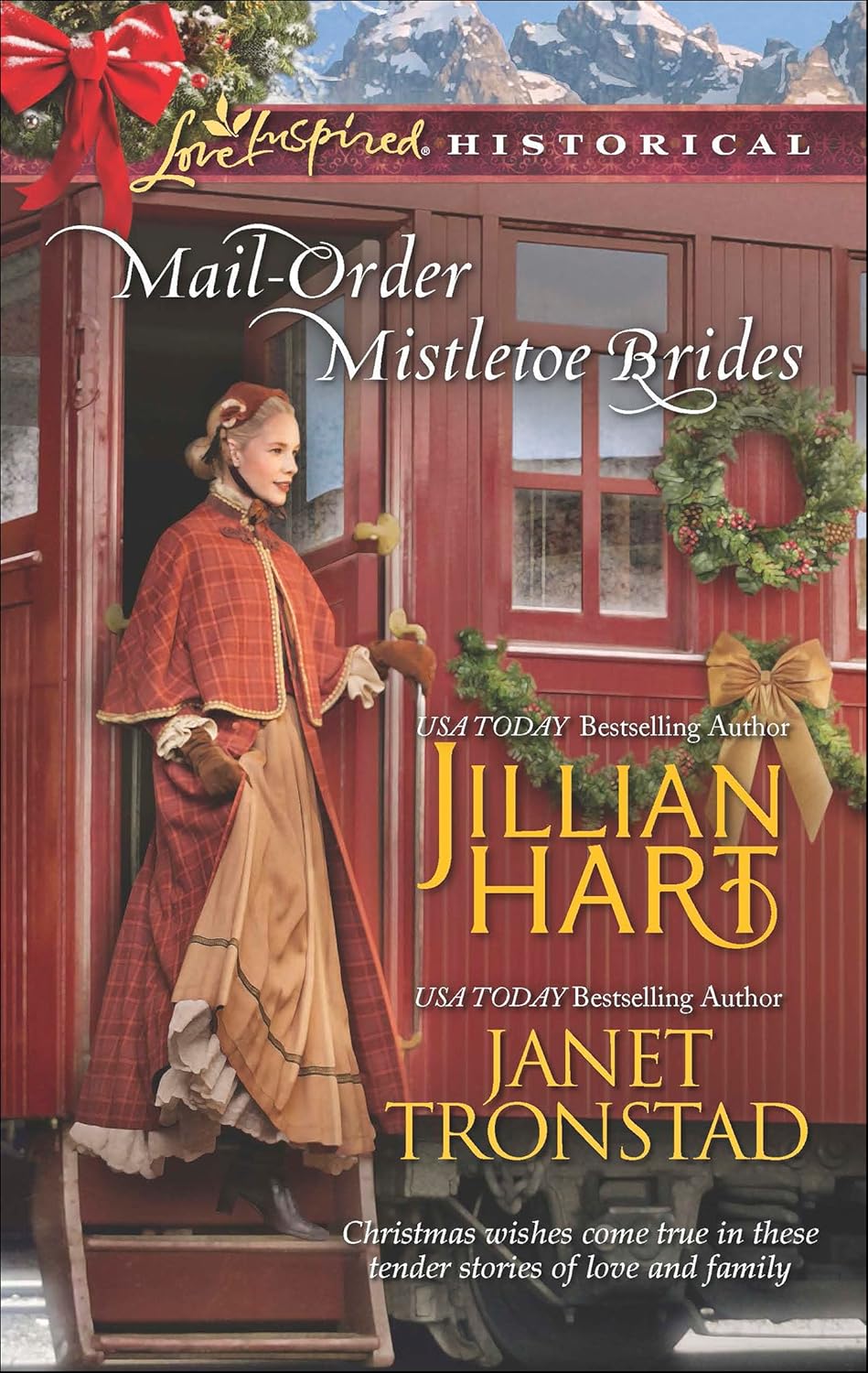Cover of Mail-Order Mistletoe Brides: Christmas Hearts / Mistletoe Kiss in Dry Creek