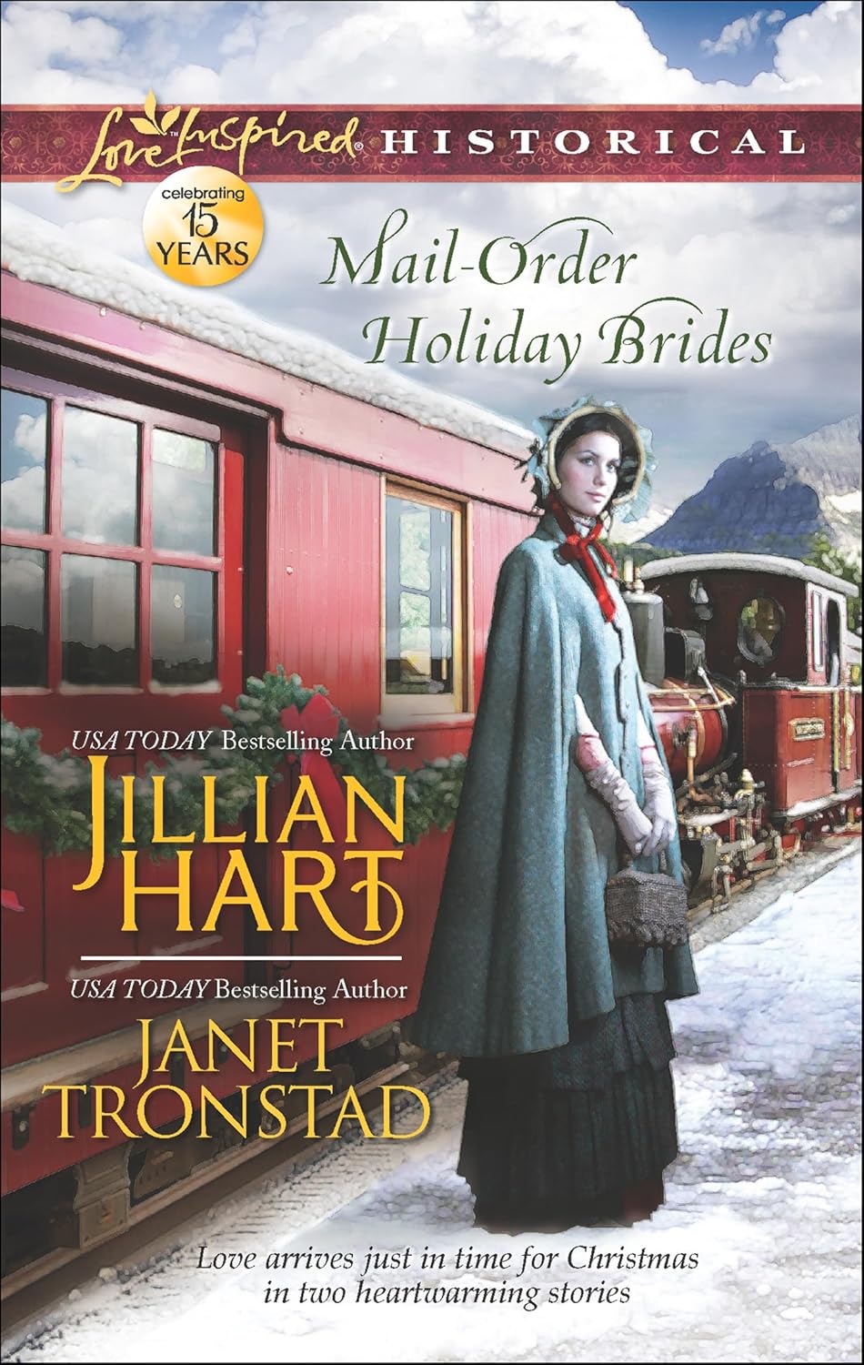 Cover of Mail-Order Holiday Brides: Home for Christmas / Snowflakes for Dry Creek