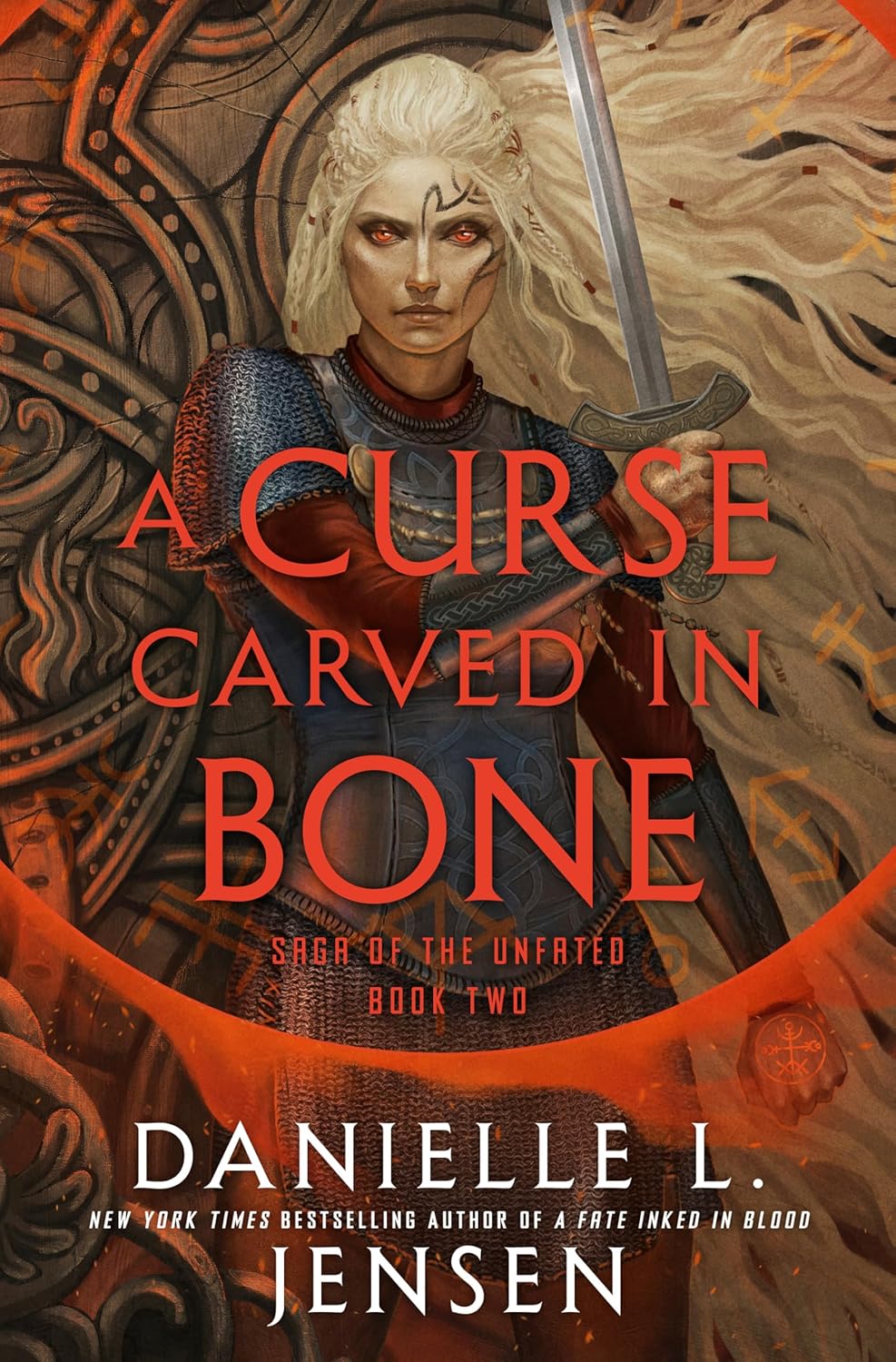 Cover of A Curse Carved in Bone