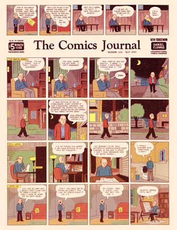 Cover of The Comics Journal 233, May 2001