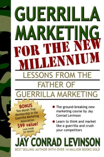 Cover of Guerrilla Marketing for the New Millennium: Lessons from the Father of Guerrilla Marketing