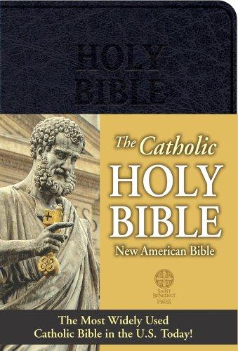 Cover of The Catholic Holy Bible - New American Bible, Black Bonded Leather