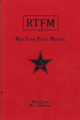 Cover of RTFM: Red Team Field Manual v2
