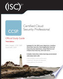 Cover of ISC2 CCSP Certified Cloud Security Professional Official Study Guide