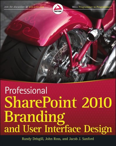 Cover of Professional SharePoint 2010 Branding and User Interface Design