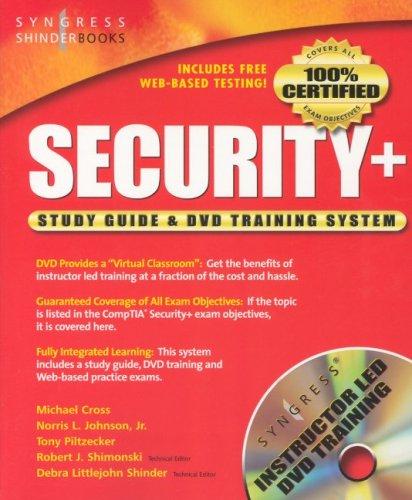 Cover of Security+ Study Guide and DVD Training System