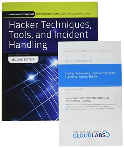 Cover of Hacker Techniques, Tools and Incident Handling with Virtual Security Cloud Access: .