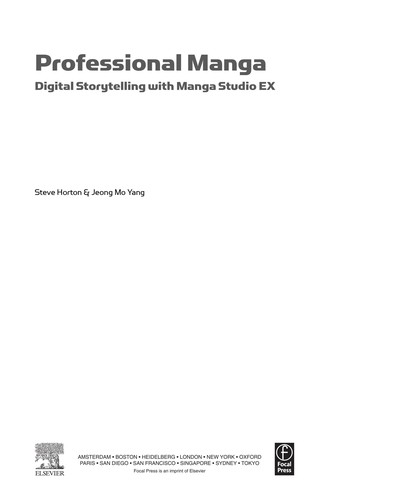 Professional Manga: Digital Storytelling with Manga Studio EX