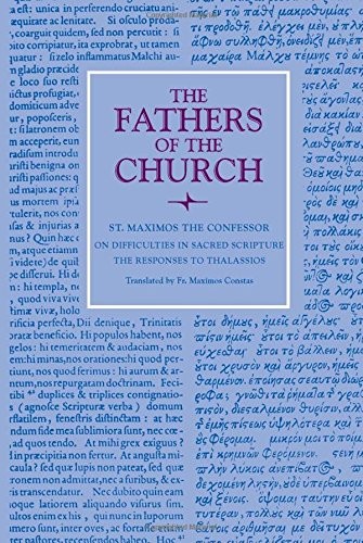 On Difficulties in Sacred Scripture: The Responses to Thalassios