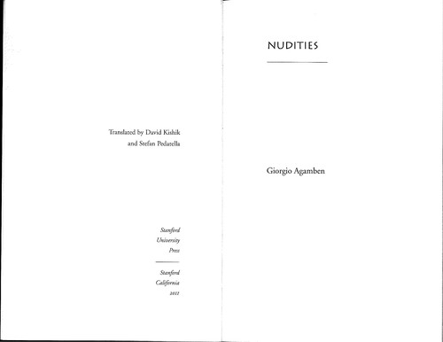 Cover of Nudities