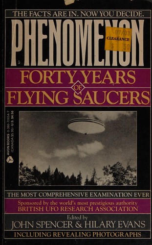 Cover of Phenomenon: Forty Years of Flying Saucers