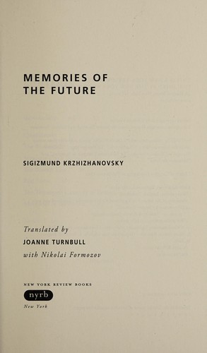 Memories of the Future