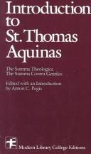 Cover of Introduction To Saint Thomas Aquinas