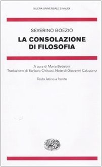 Cover of La consolazione di filosofia