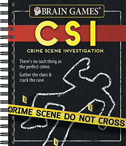 Cover of Brain Games - Crime Scene Investigation (CSI) Puzzles