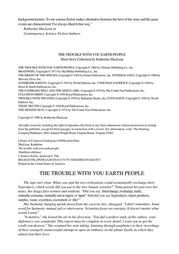 Cover of The Trouble with You Earth People