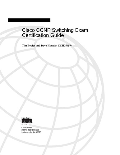 Cover of Cisco Ccnp Switching Exam Certification Guide