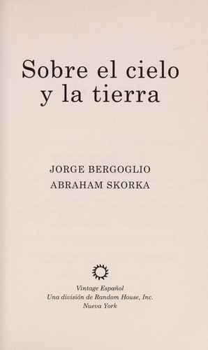 Cover of Sobre el cielo y la tierra / On heaven and earth