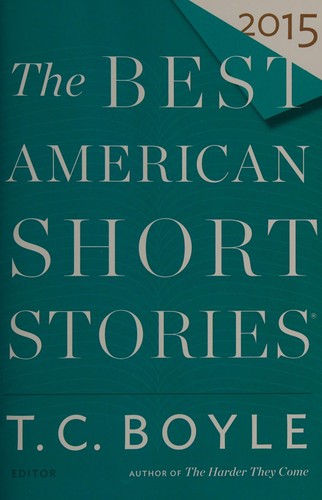 Cover of The Best American Short Stories 2015