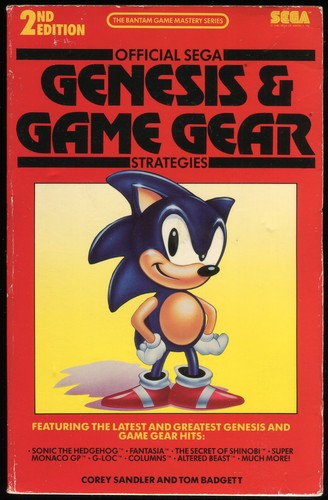 Cover of Official Sega Genesis & Game Gear Strategies