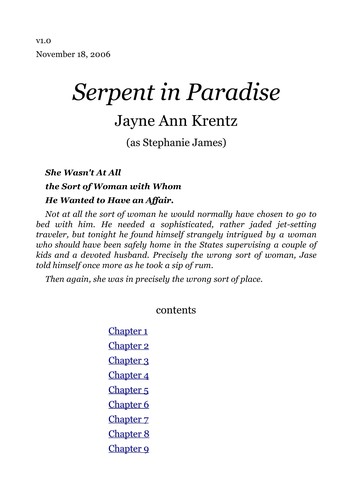Serpent in Paradise