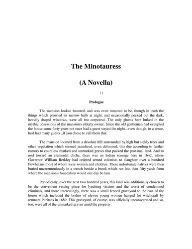 The Minotauress