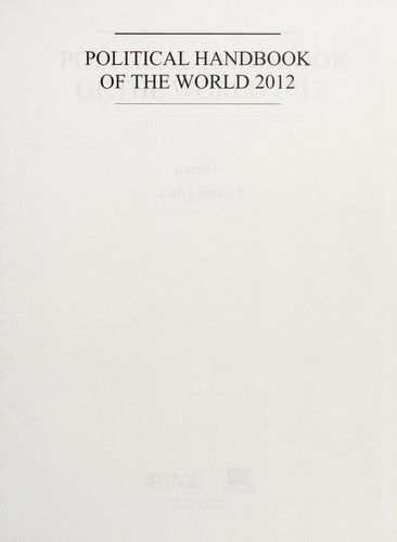 Cover of Political Handbook of the World 2012
